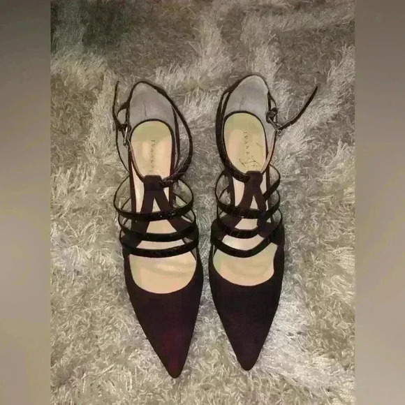 IVANKA TRUMP purple suede pumps size 8M - Picture 1 of 11